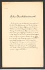 k.k. naturhistorisches Hofmuseum, Intendanzakten 1885-1896 (Hauer), Aktenzahl Z.444/1892, Seite 1